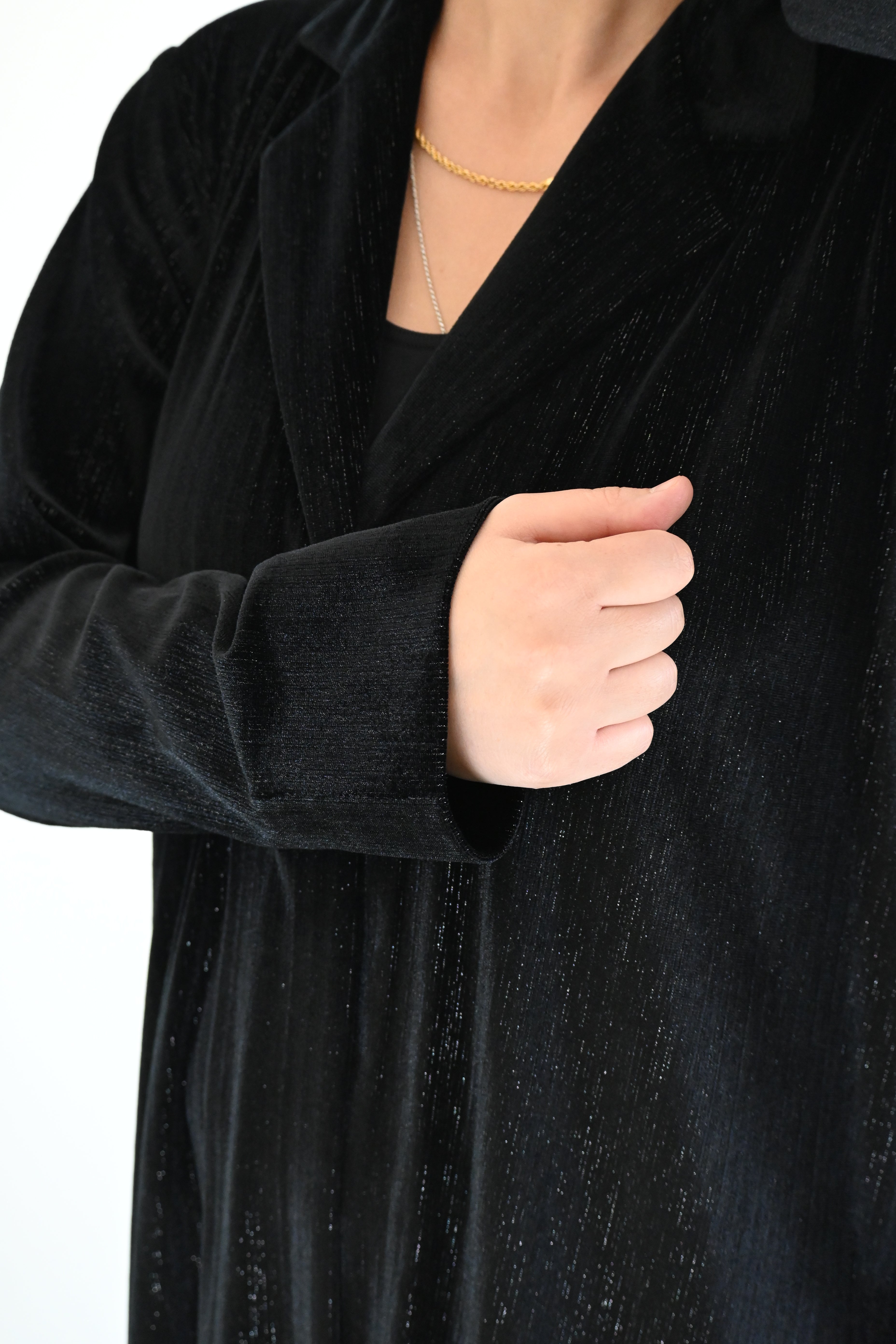 Shiny Velvet Abaya